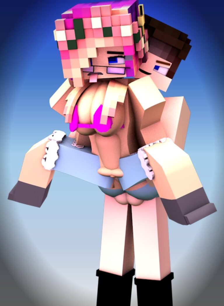 Minecraft Sex Art Skyler Quinn Mine Imator From Behind Brown Hair