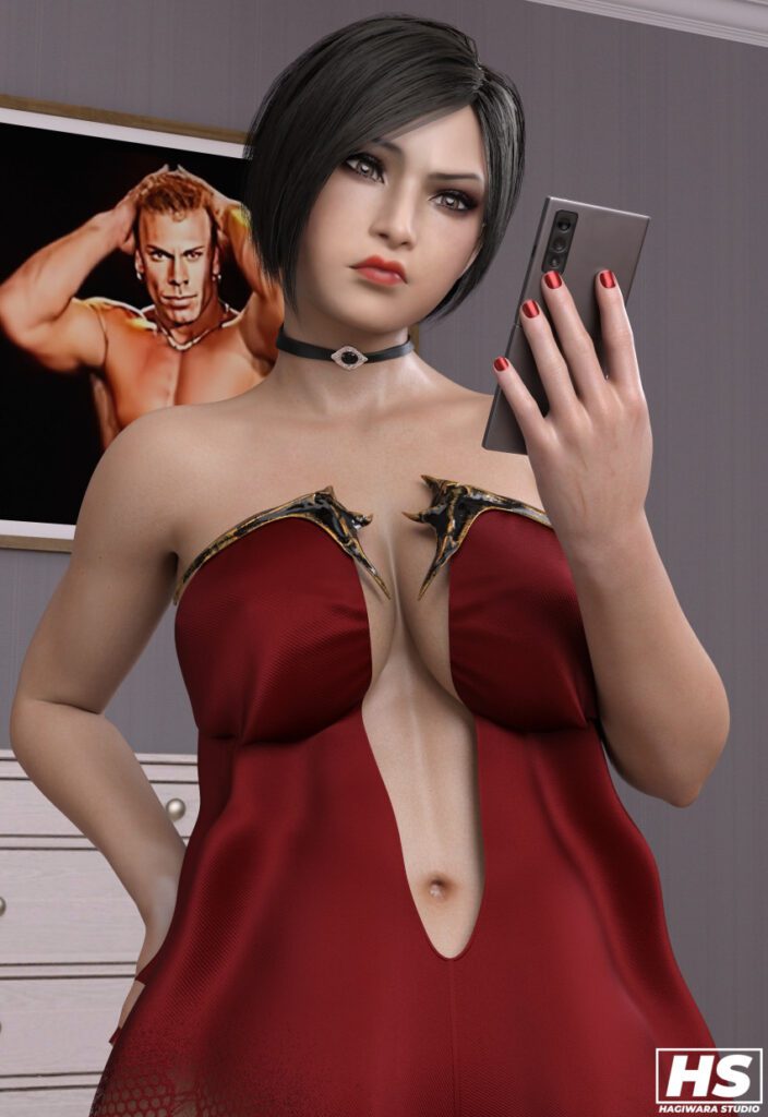 Resident Evil Game Hentai Hagiwara Studio Ada Wong Big Breasts