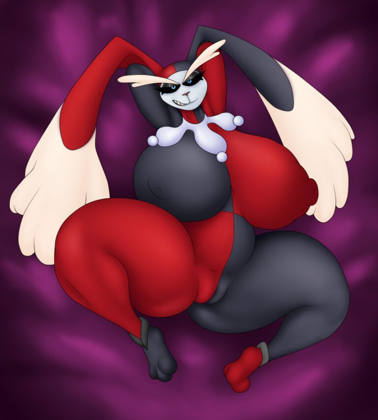 Pokemon Sex Art Lopunny Female Wide Hips Thick Thighs Breasts