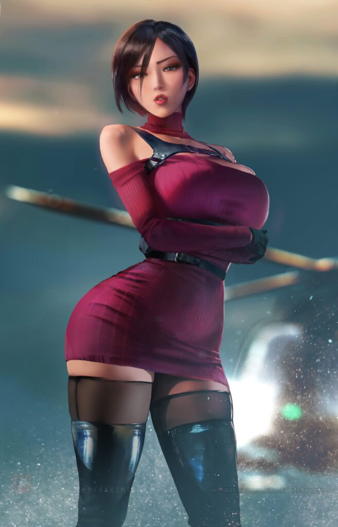 Resident Evil Hentai Porn Sakimichan Hourglass Figure Valorant