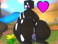 Minecraft Hot Hentai Looking Back Cum On Eye Mine Imator Purple