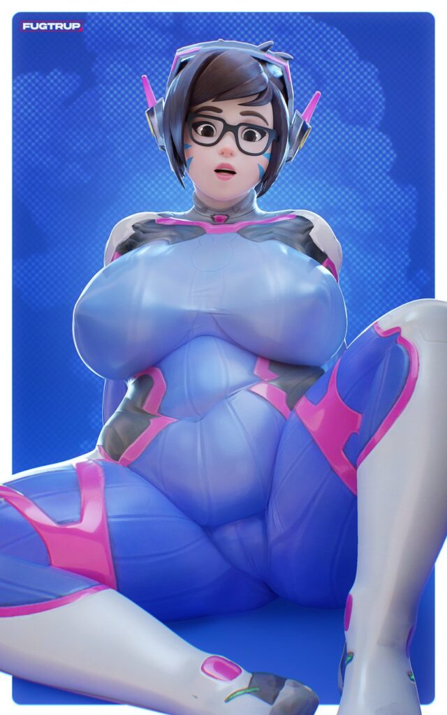 Mei Hentai Porn Female Female Only D Va Cosplay Large Breasts