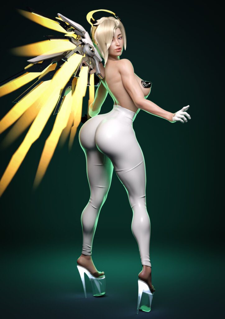 Overwatch Rule Big Breasts Wide Hips Mature Female Light Skin