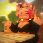 Minecraft Hentai Art Thick Thighs Skyler Quinn Black Pants Ls