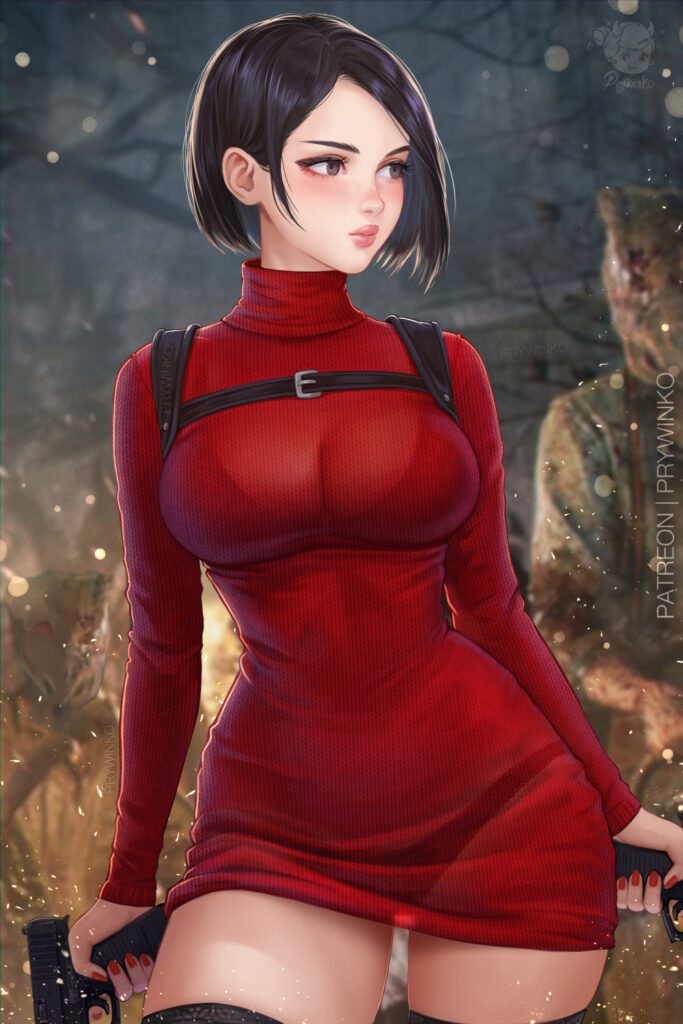 Resident Evil Sex Art Female Female Only Prywinko Ada Wong