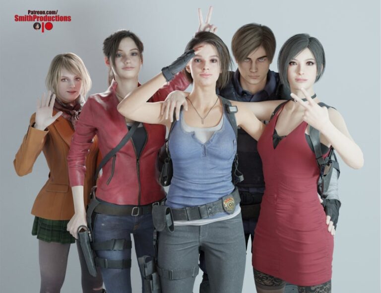 Resident Evil Free Sex Art Ashley Graham Ada Wong Claire Redfield