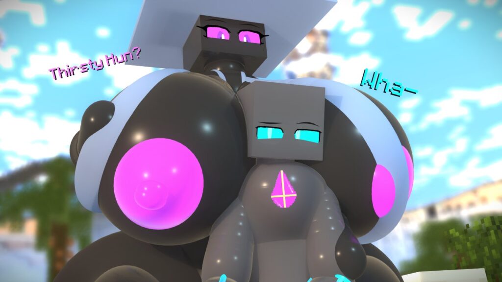 Minecraft Sex Art Sideboob Enderwoman Hb Hb The Ender Enderlady