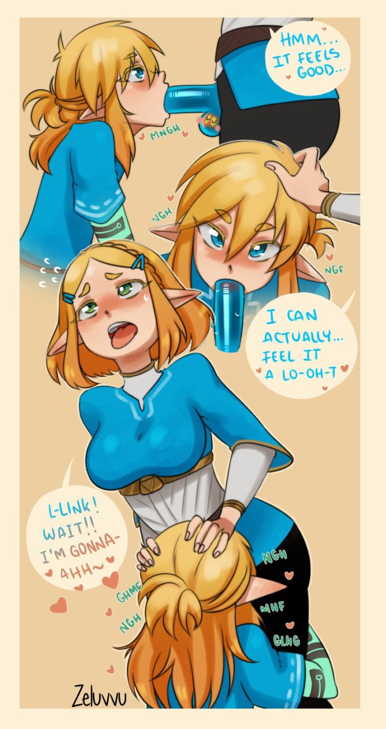 The Legend Of Zelda Sex Art Blonde Hair Humanoid Genitals Breasts