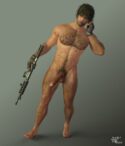 Resident Evil Porn Hentai Muscular Odel Hairy Body Tan Skinned