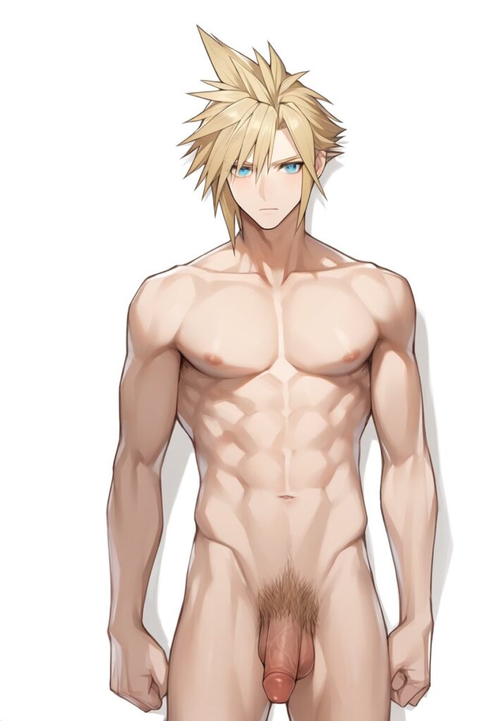 Final Fantasy Hentai Penis Male Focus Ai Golden Map Cloud Strife