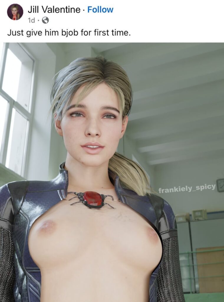 Resident Evil Free Sex Art Nude Female Teasing Frankiely Spicy