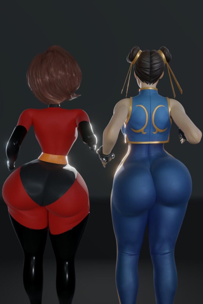 Chun Li Porn Helen Parr Female Only Artwork Ass Big Ass Capcom