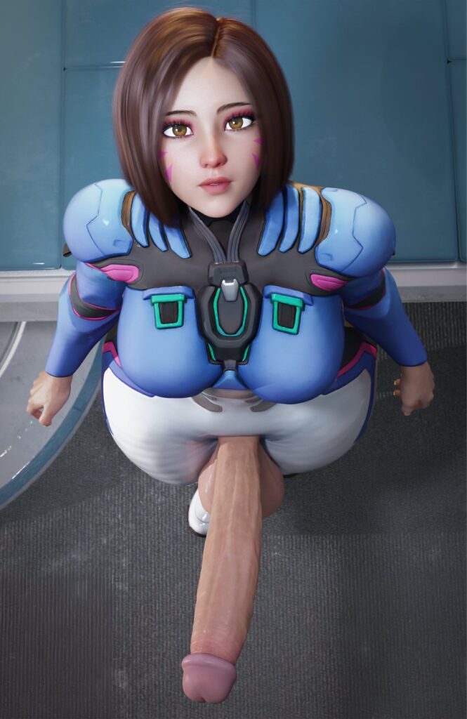 Overwatch Porn Hentai Brown Hair Erect Penis Brown Hair Female