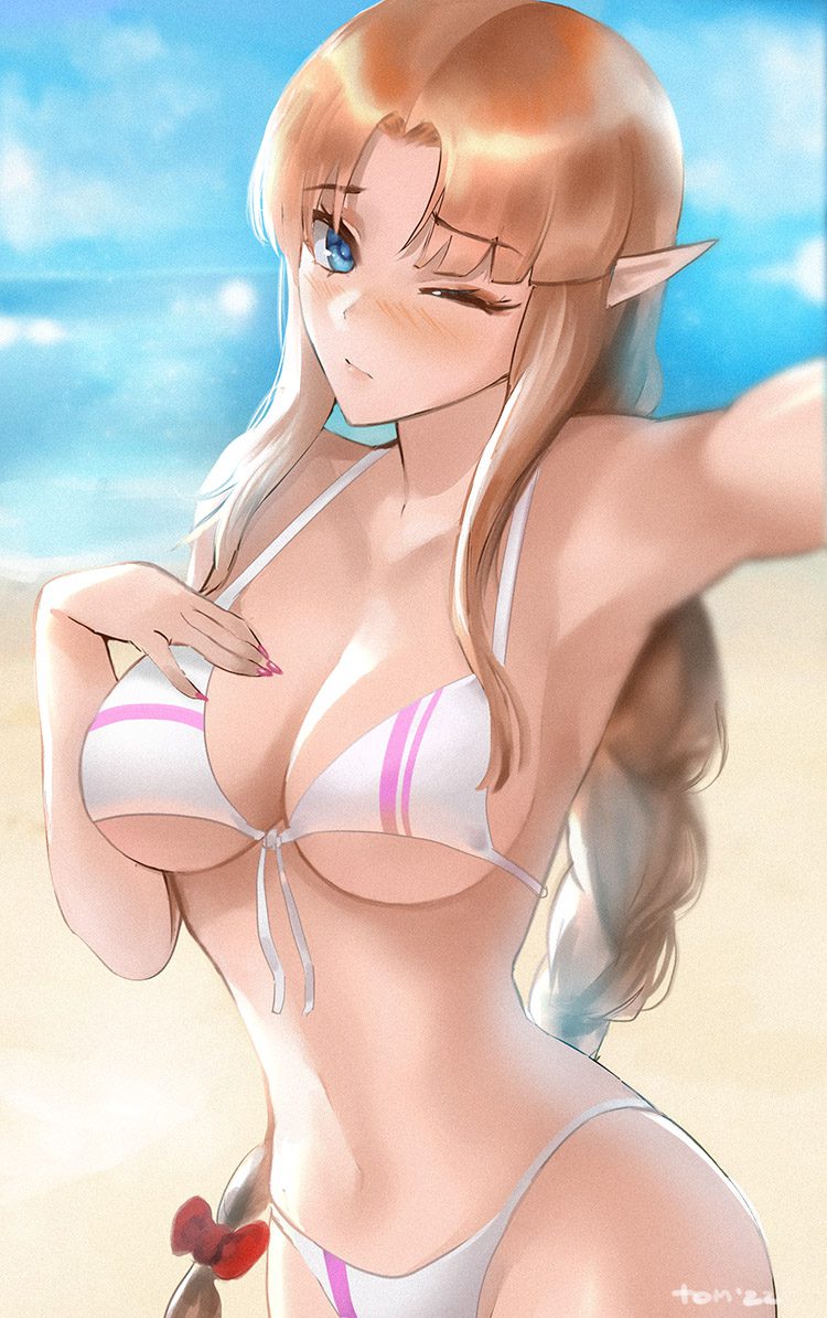 Mm Cartoon Porn - The Legend Of Zelda Rule - Female Only, Hips, Curvy Female, Tommietomm, Eye  Closed, Bikini, Beach - Valorant Porn Gallery