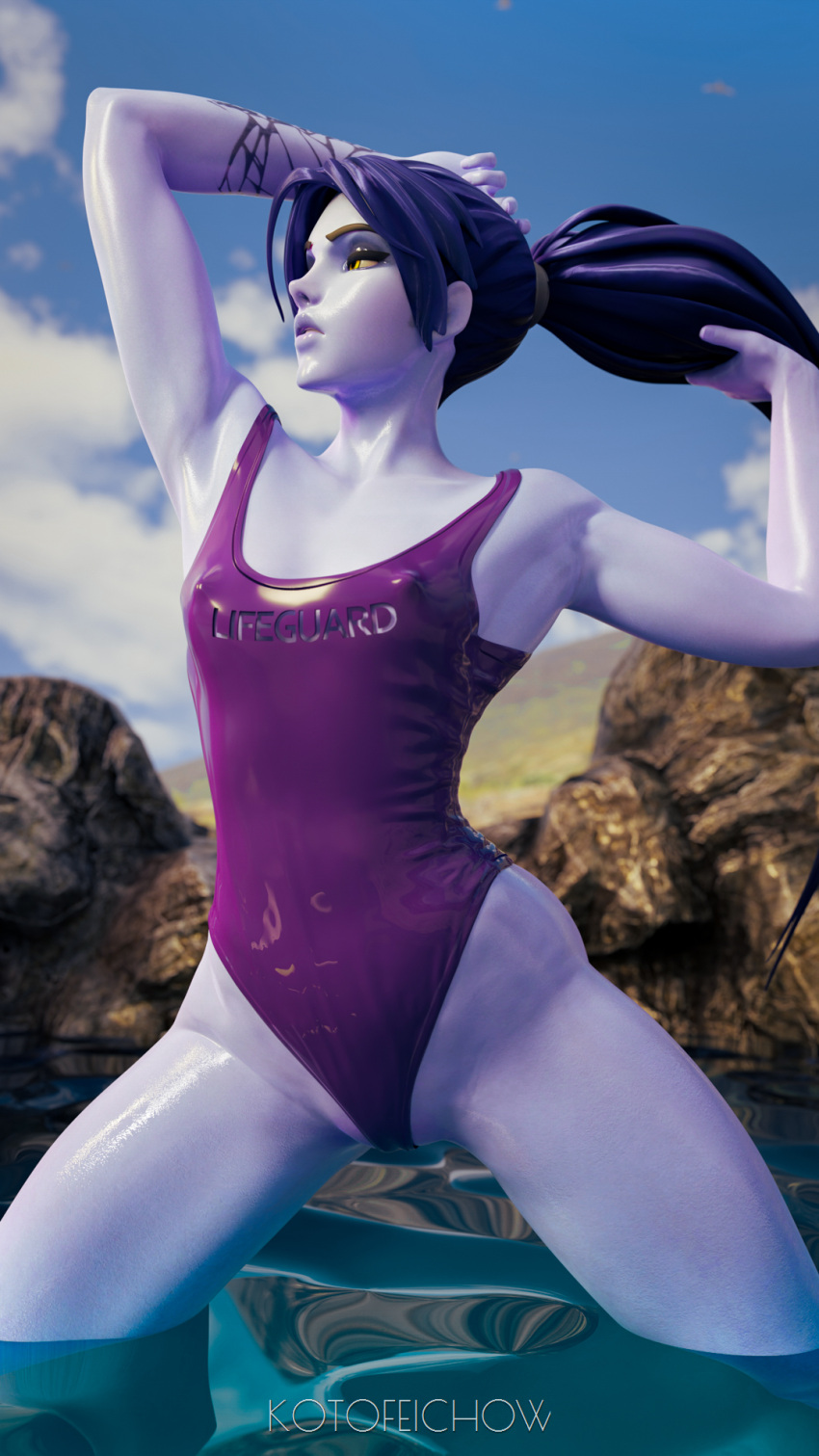 One Piece Swimsuit Solo Porn - Overwatch Xxx Art - Swimsuit, Solo, Kotofeichow, Water. - Valorant Porn  Gallery