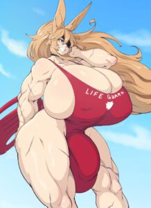 final-fantasy-xxx-art-–-viera,-futanari,-lifeguard,-one-piece-swimsuit,-breasts,-humanoid