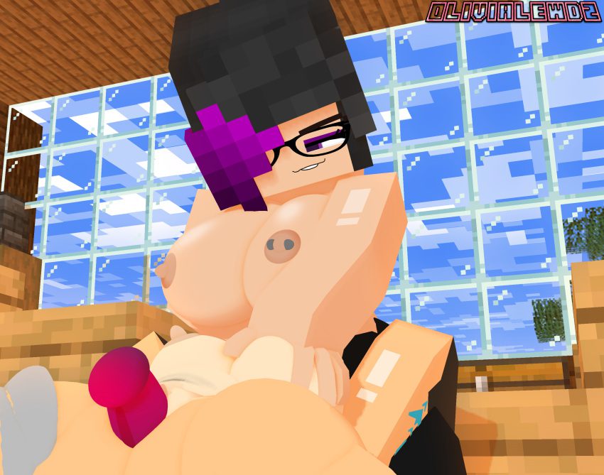 minecraft-hentai-–-nipple-piercing,-stockings,-olivia-(olivialewdz),-multicolored-hair,-lesbian,-tattoo,-bisexual