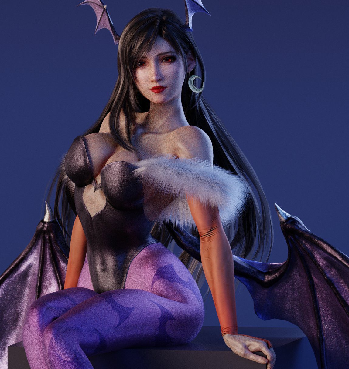 1149px x 1217px - Final Fantasy Sex Art - Demon Wings, Red Lipstick, Big Breasts, Halloween,  Morrigan Aensland (cosplay), Succubus - Valorant Porn Gallery