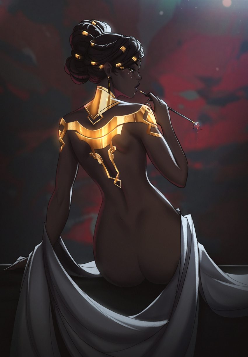 Black Hentai Girls Naked - League Of Legends Hentai - Arcane, Artistic Nude, Black Hair, Dark-skinned  Female, Jewelry, Green Eyes, Megssin - Valorant Porn Gallery