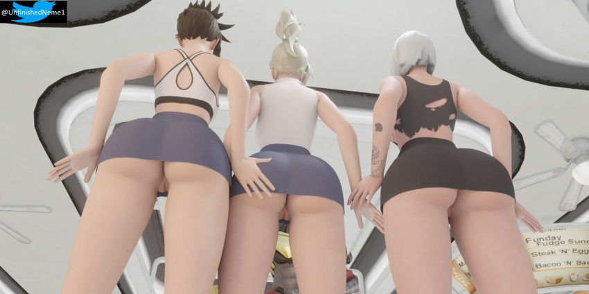 ashe-free-sex-art,-doomfist-free-sex-art-–-comic,-white-hair,-mercy,-tracer,-foursome,-interracial,-3d.