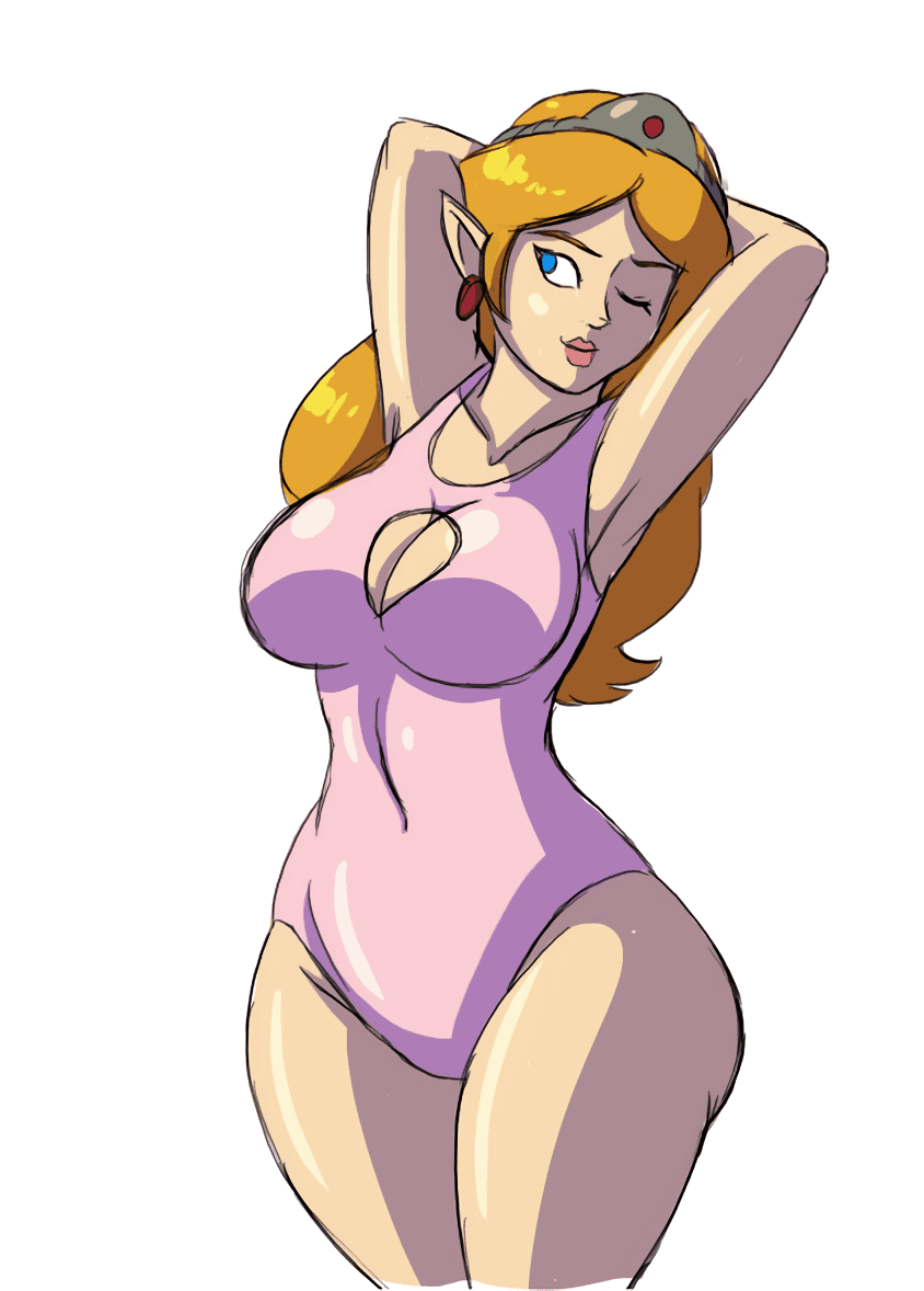 One Piece Swimsuit Solo Porn - The Legend Of Zelda Hentai Art - Solo, One-piece Swimsuit, Sexy Armpits,  Covered Navel, Princess Zelda - Valorant Porn Gallery