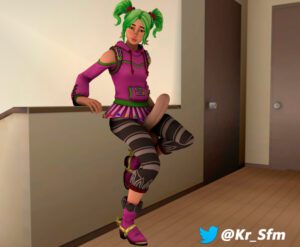 zoey-free-sex-art-–-green-hair,-dickgirl,-self-upload,-clothed,-fortnite:-battle-royale