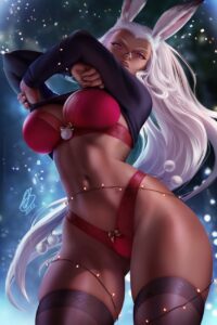 final-fantasy-game-hentai-–-looking-at-viewer,-bunny-ears,-red-eyes,-wide-hips,-bunny-girl,-seductive,-dark-skinned-female
