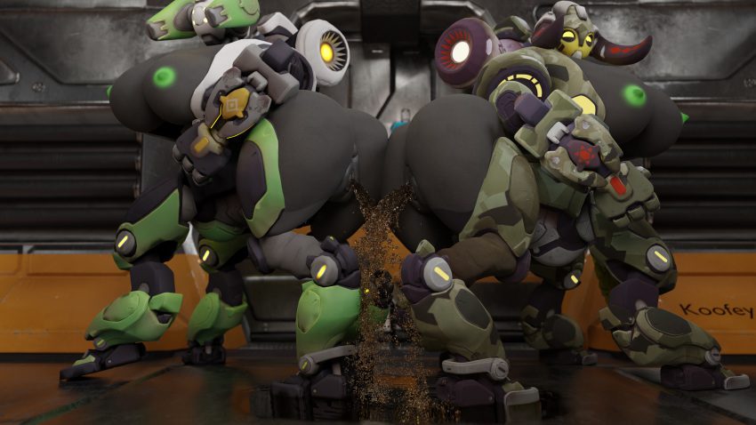 orisa-xxx-art-–-bodily-fluids,-creek,-breasts,-genitals,-widescreen