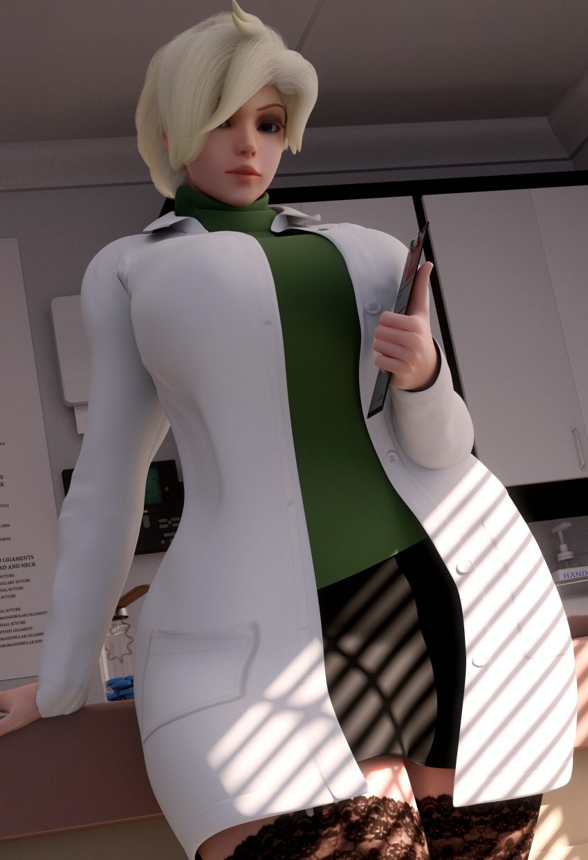 overwatch-game-porn-–-skirt,-light-skinned-female,-office,-nylons,-desk