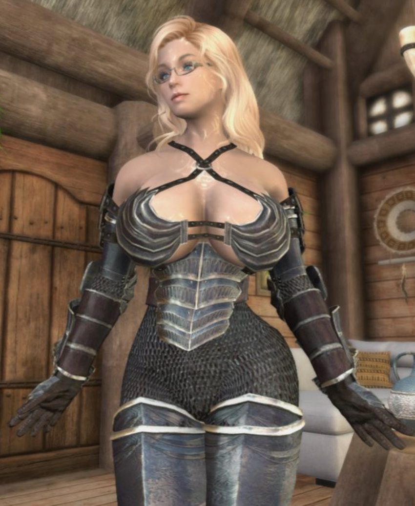 Skyrim Sex Art - Huge Breasts, Blonde Hair, Big Ass, Shaking, Glasses -  Valorant Porn Gallery