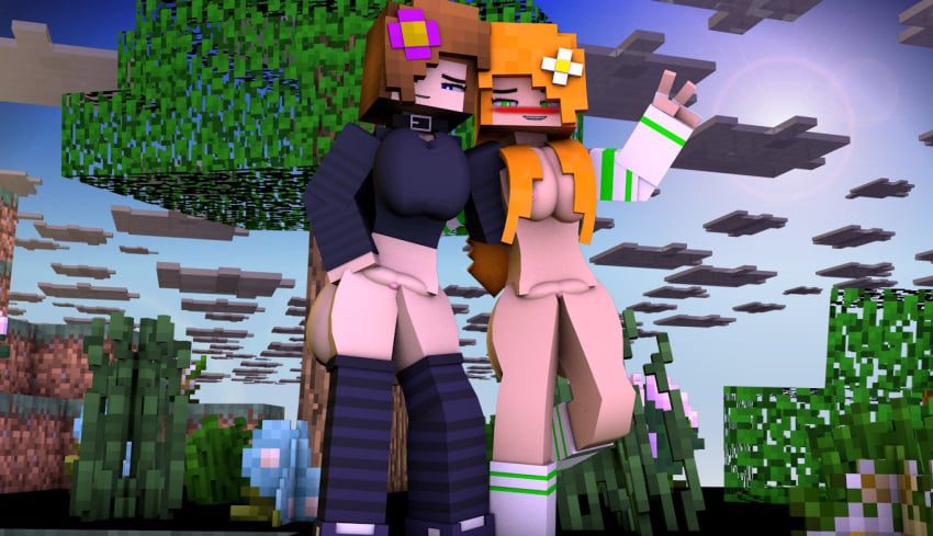 minecraft-xxx-art-–-green-eyes,-erect-nipples,-blue-eyes,-breasts,-horny-female,-ls,-3d