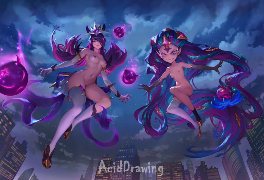 zoe-rule-porn-–-naked,-syndra,-pink-eyes,-heterochromia,-edited,-evil-smile