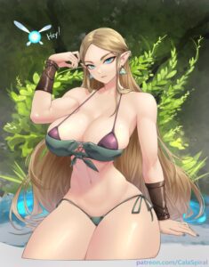 the-legend-of-zelda-hentai-art-–-navi,-looking-at-viewer,-calad-g,-blonde-hair