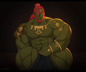 the-legend-of-zelda-hentai-–-muscular-back,-nintendo,-abs,-muscular-male