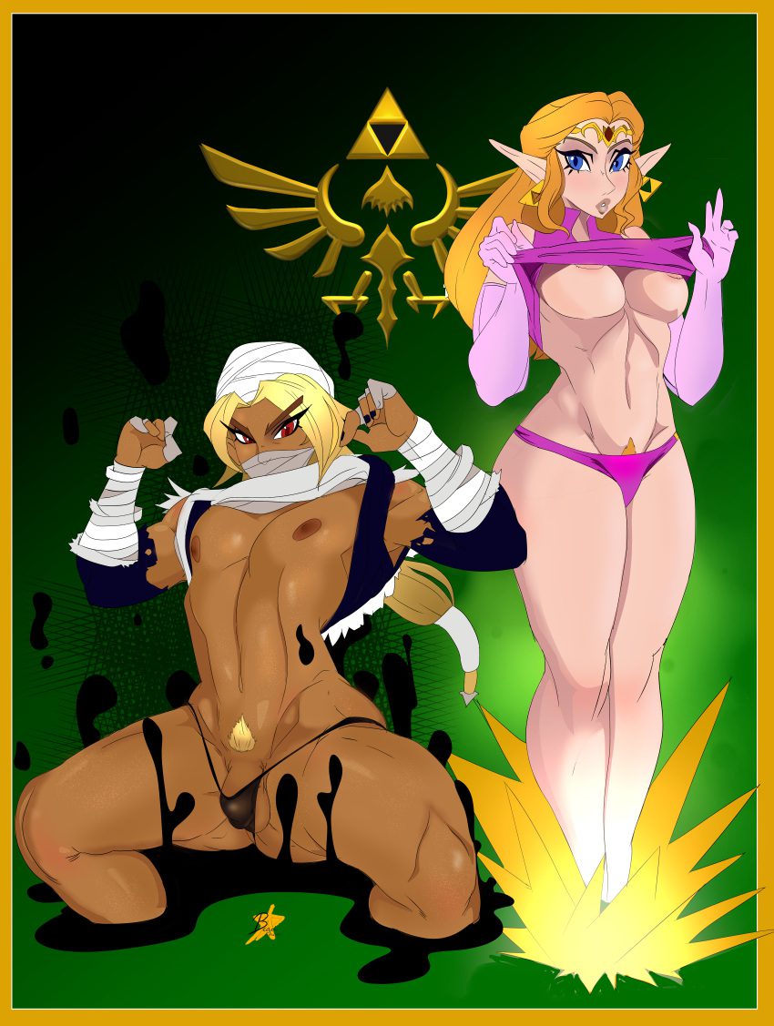 the-legend-of-zelda-hentai-art-–-sheikah,-partially-clothed,-hylian,-ocarina-of-time,