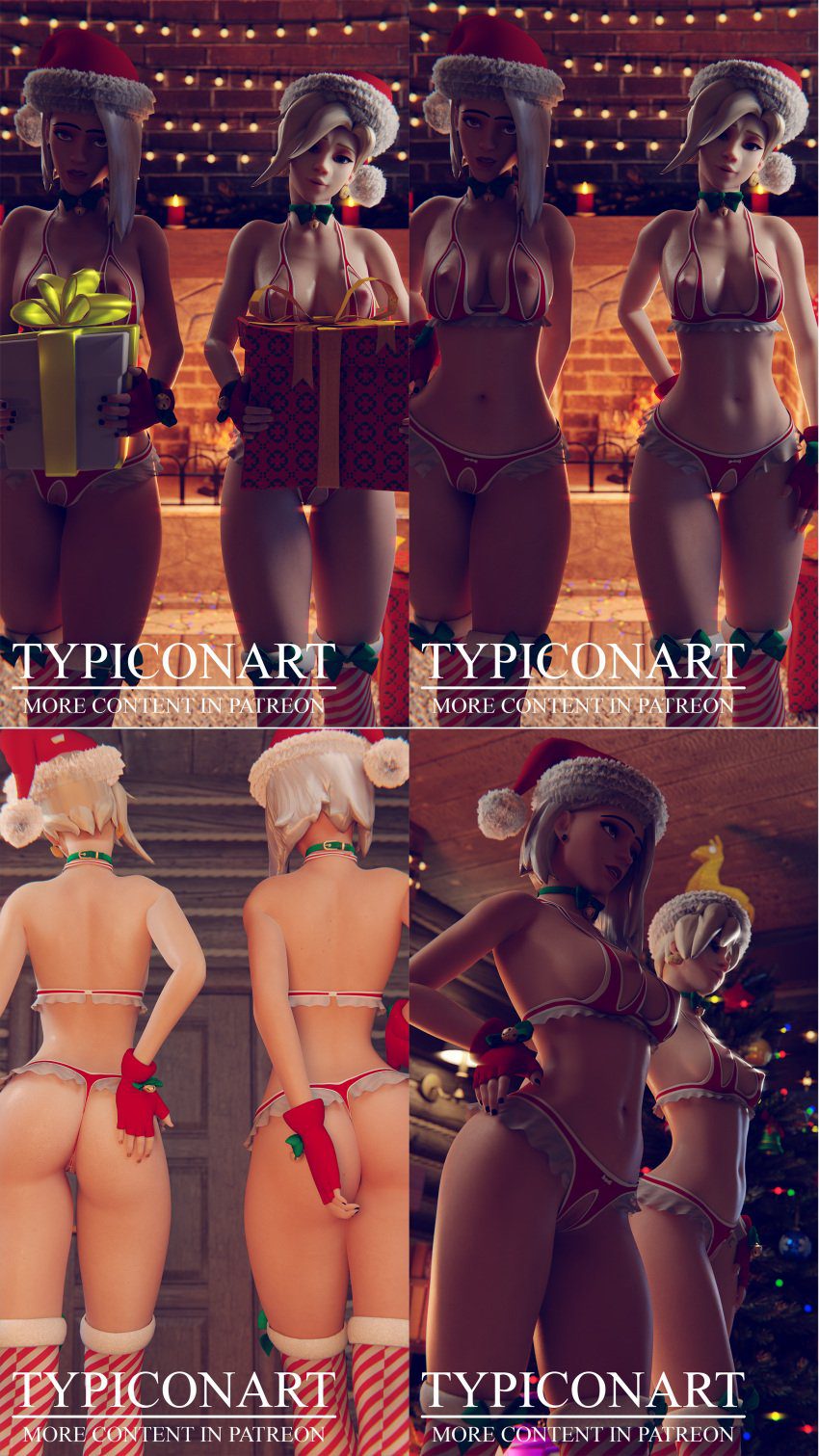 ashe-xxx-art-–-christmas-clothing,-overwatch-hristmas,-3d