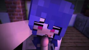 minecraft-rule-porn-–-red-eyes,-sex,-female,-blue-hair