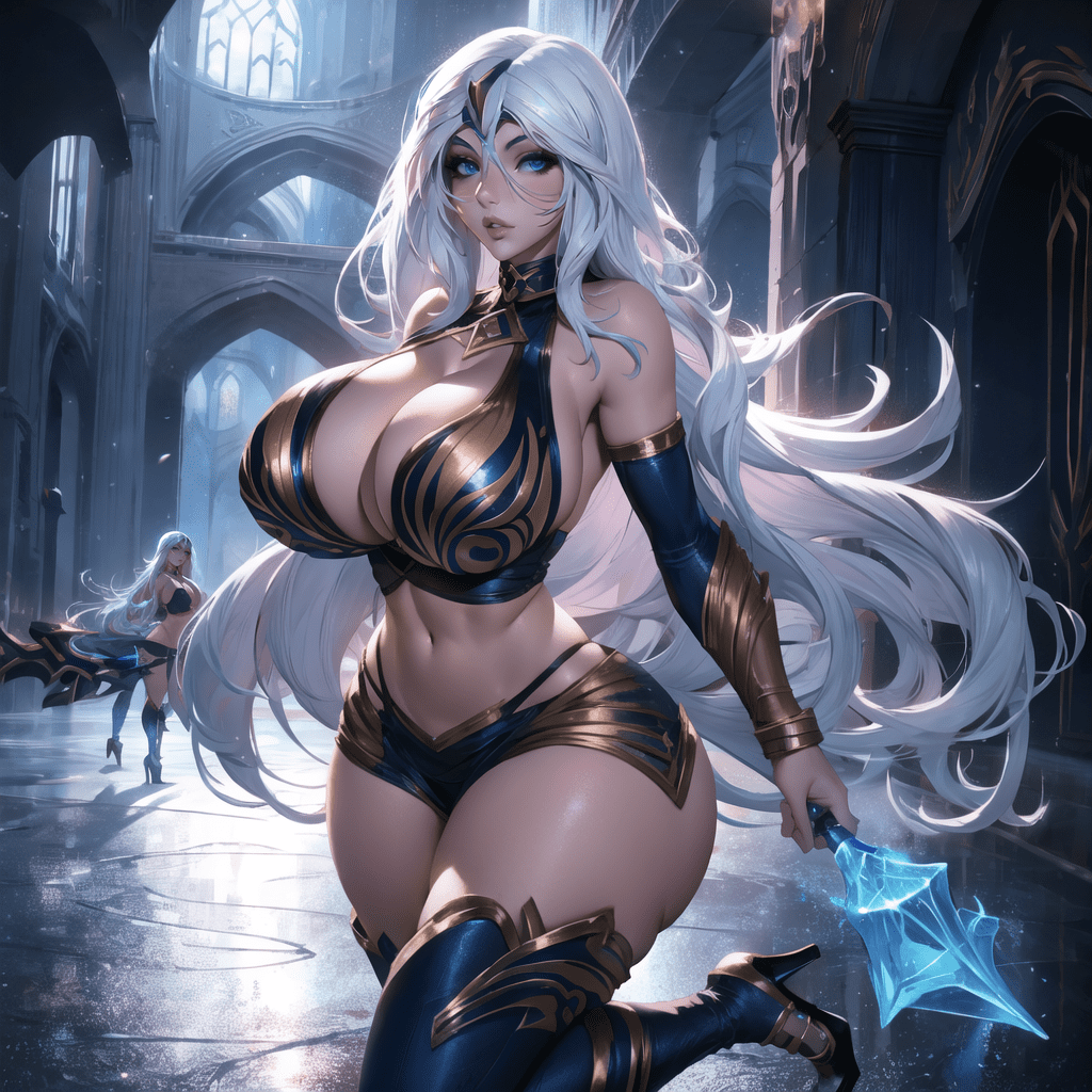 Ashe Sex Art - Thick Thighs, Huge Breasts, Riot Games, Cixf, Big Breasts,  Ai Generated - Valorant Porn Gallery