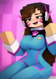 minecraft-hentai-art-–-smile,-bodysuit,-ai-generated,-clothed,-solo