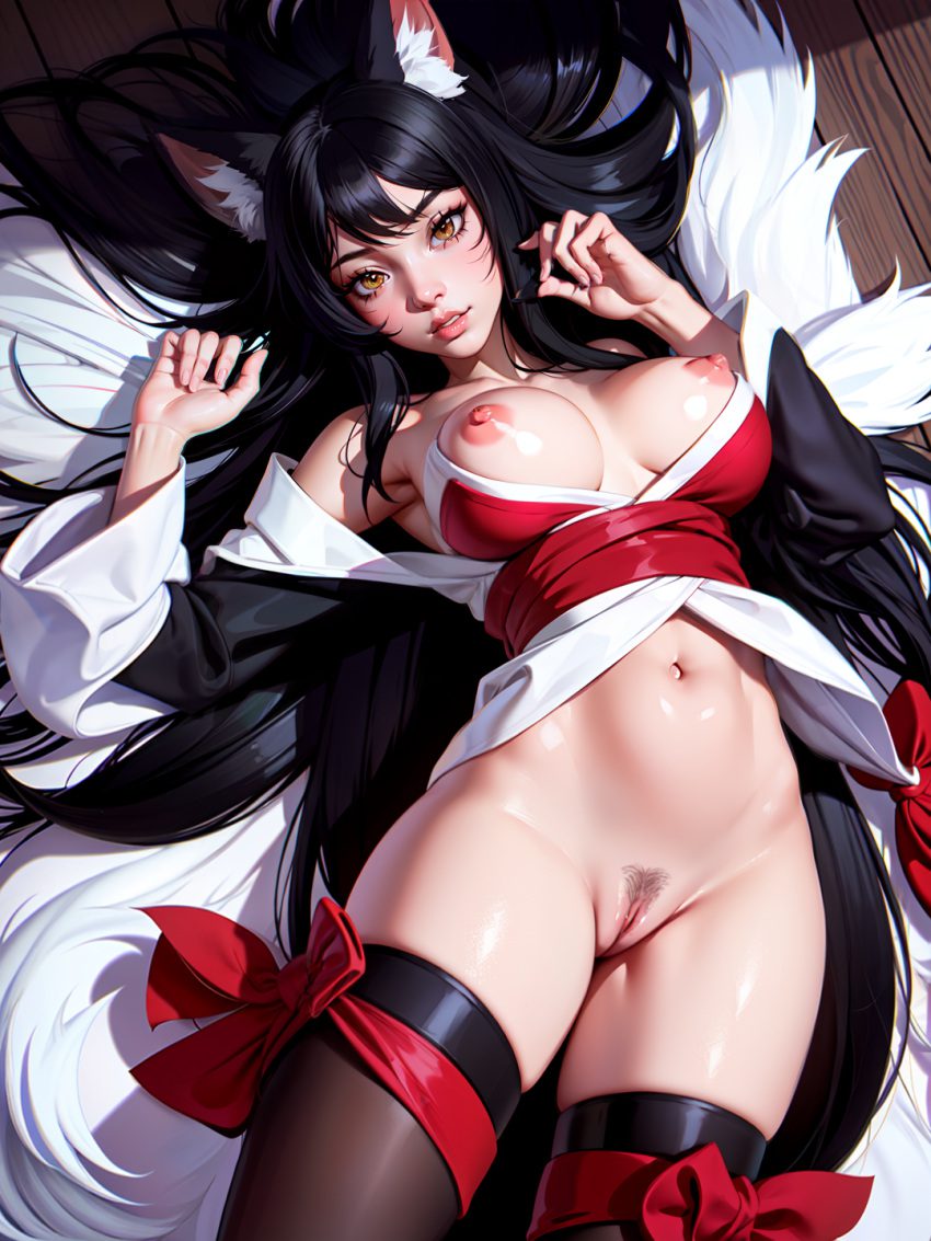 league-of-legends-porn-–-navel,-fox-ears,-lying-on-back,-yellow-eyes