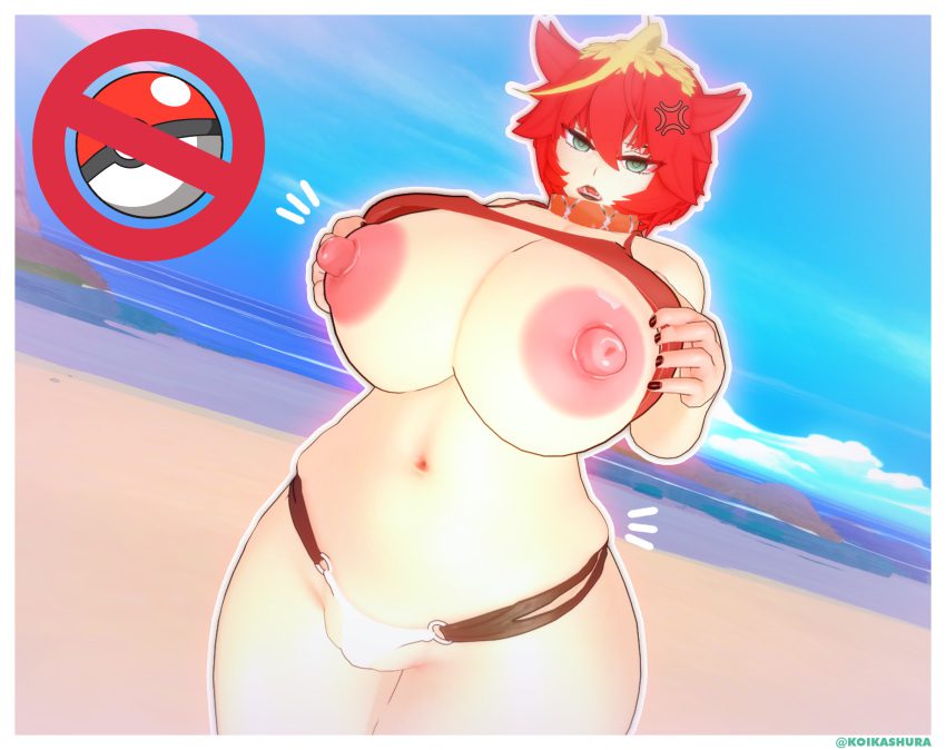 mela-sex-art-–-red-hair,-green-eyes,-voluptuous,-busty,-nintendo