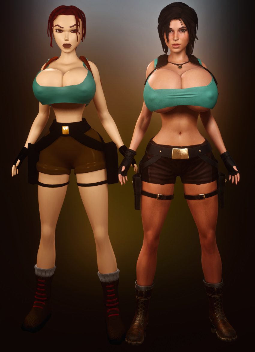 tomb-raider-xxx-art-–-solo-female,-belt-buckle,-lara-croft-(survivor),-gigantic-breasts,-alternate-breast-size,-female