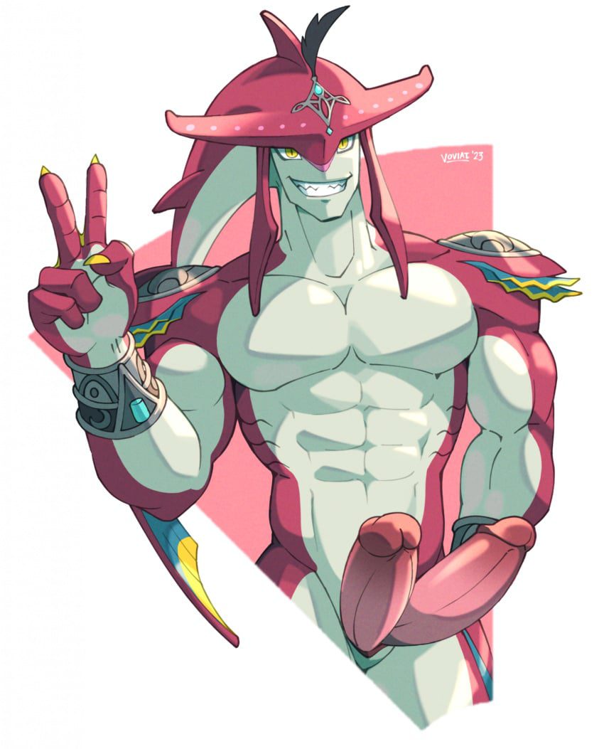 the-legend-of-zelda-sex-art-–-pecs,-multi-genitalia,-muscular-male,-prince-sidon