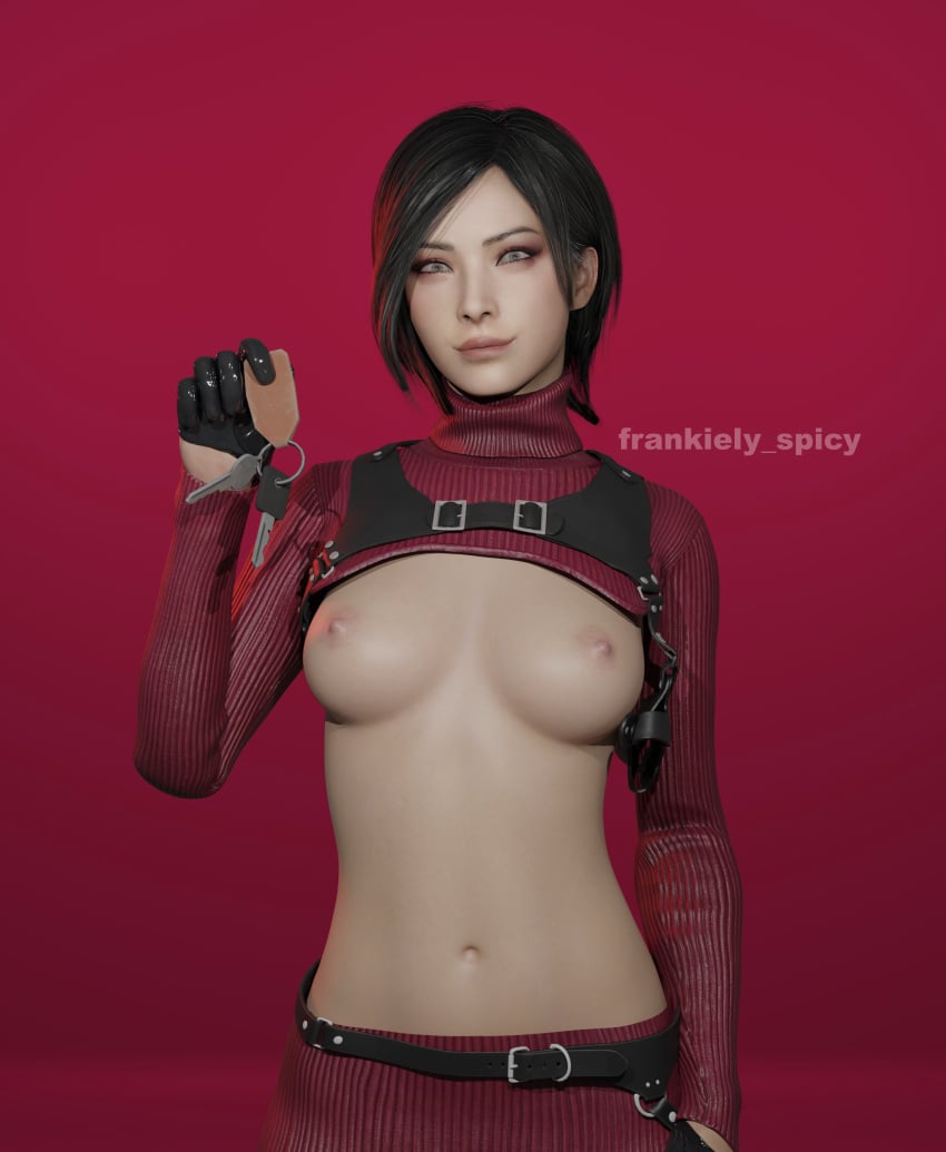 resident-evil-hentai-–-breasts,-blender,-female,-black-hair