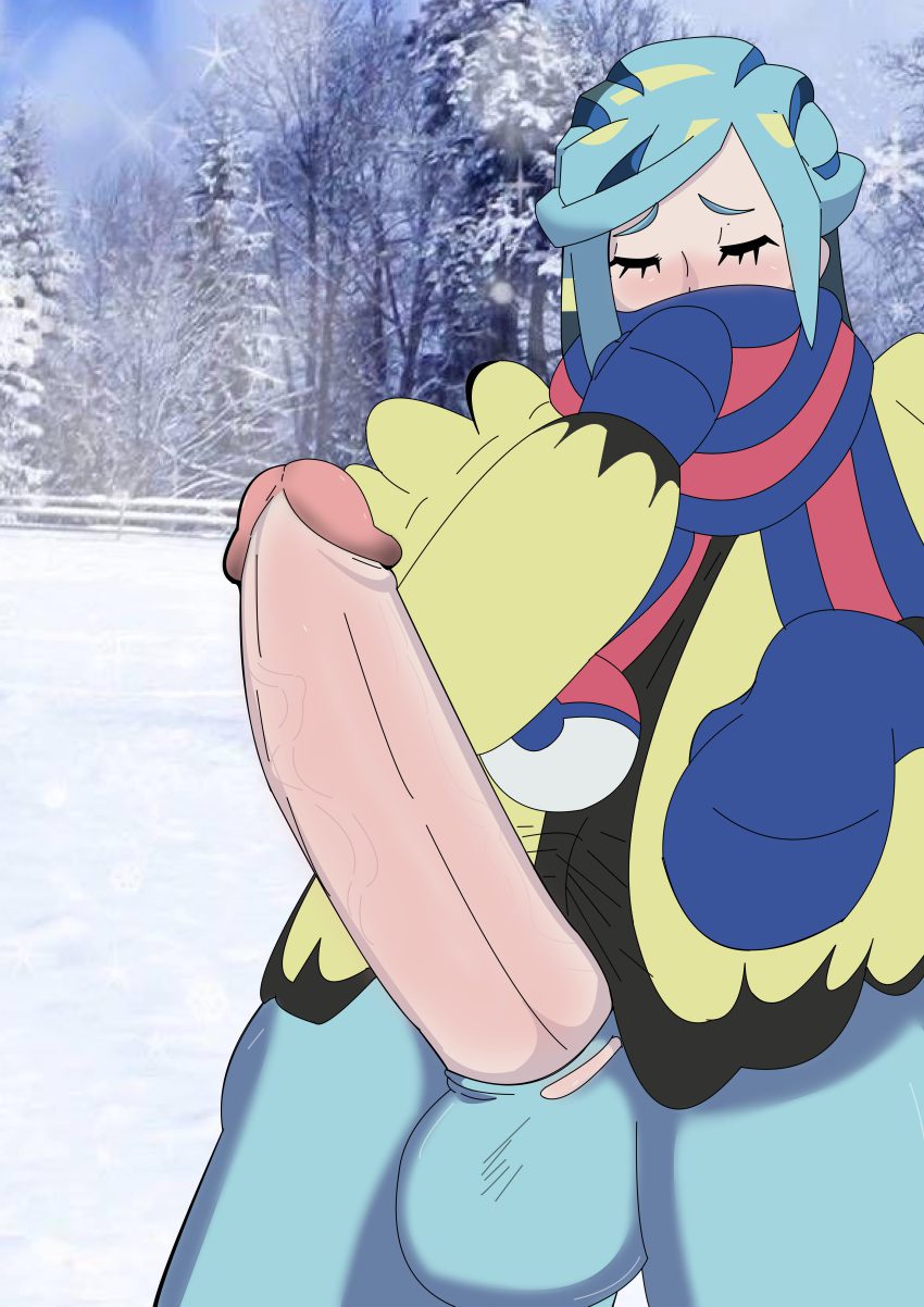 grusha-hentai-xxx-–-trap,-penis,-pokemon-sv,-snow,-ripped-clothing,-traced