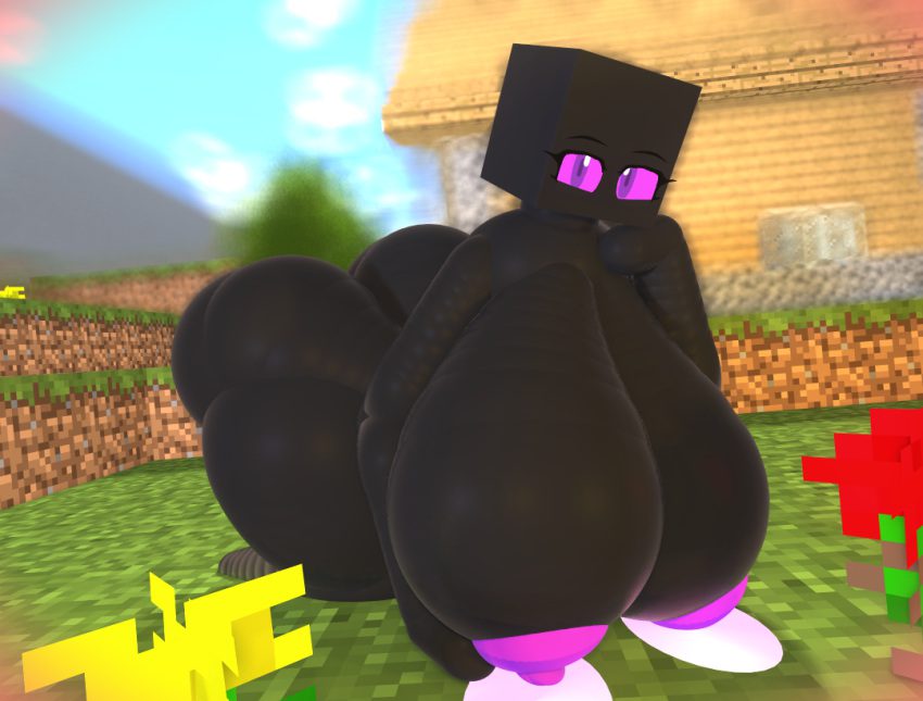 minecraft-free-sex-art-–-hbtheender,-leaking-milk,-laying-on-stomach,-flowers