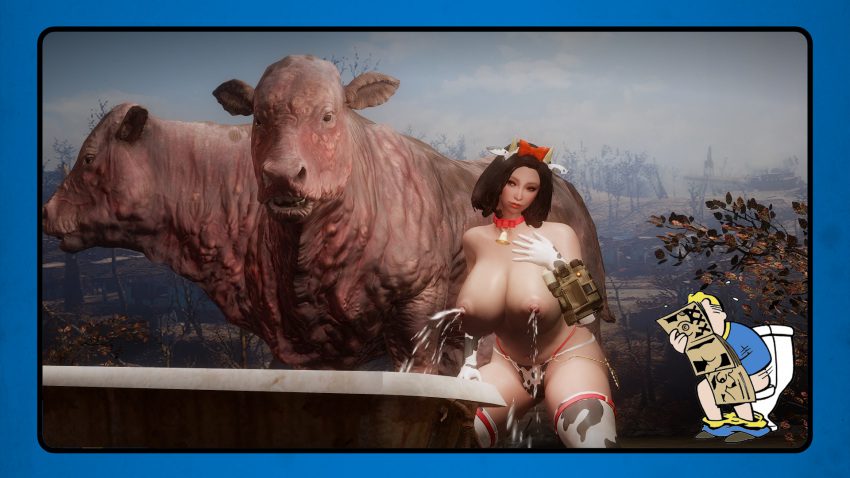 skyrim-rule-–-sole-survivor-(female),-cow-bikini,-vault-boy,-cowbell