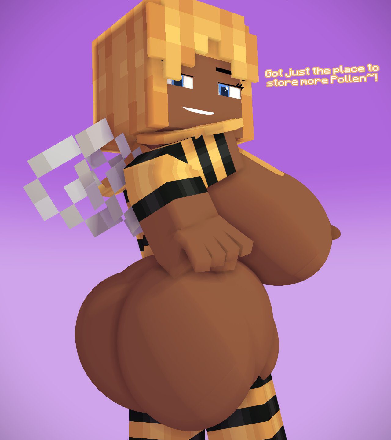 Minecraft Hentai Art - Bee Humanoid, Wings, Humanoid, Big Ass, Stockings,  Artha (extrafruitygirl) - Valorant Porn Gallery