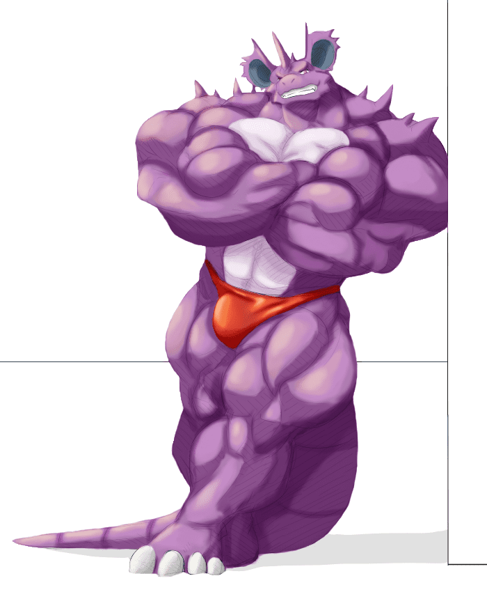 pokemon-rule-porn-–-nidofur,-nidoking,-big-muscles,-bulge,-muscular,-muscles