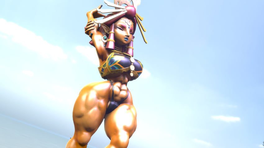 the-legend-of-zelda-hentai-porn-–-muscular,-stretching,-muscles,-gerudo,-fit